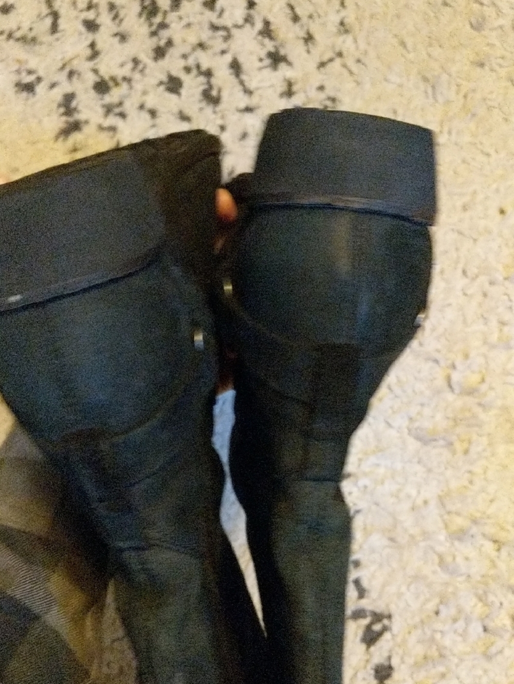 Teva De La Vina Dos Tall Waterproof Black Leather Harness Boots Size 9 - Picture 4 of 8